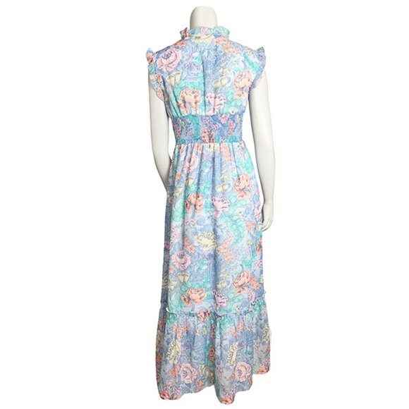 RARE VINTAGE 1970's Romantic Fairycore Angel Dress - Picture 3 of 11